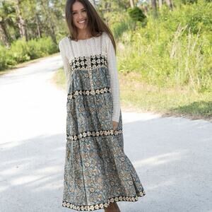 Floral Patterned Maxi Dress